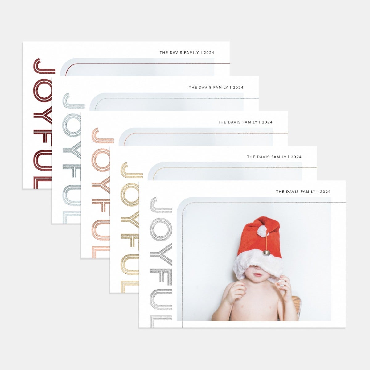 Joyful Deluxe Holiday Card