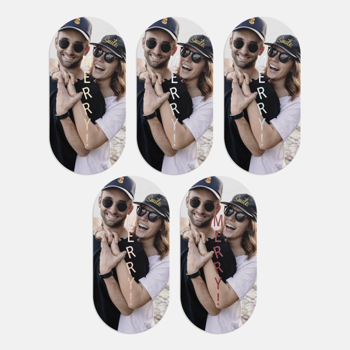 Merry Capsule Holiday Card