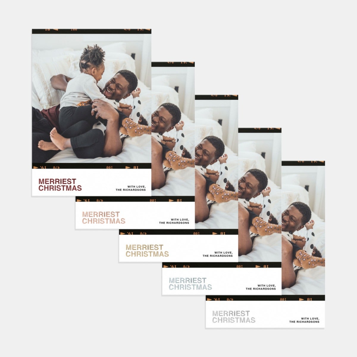 Holiday Reel Christmas Card