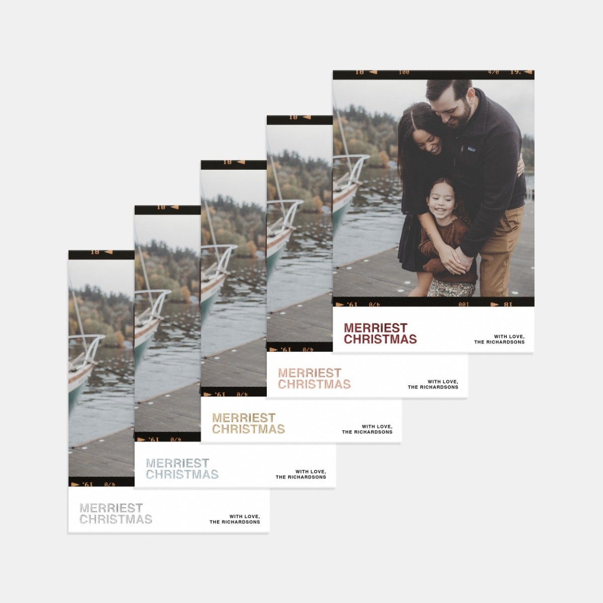 Holiday Reel Christmas Card