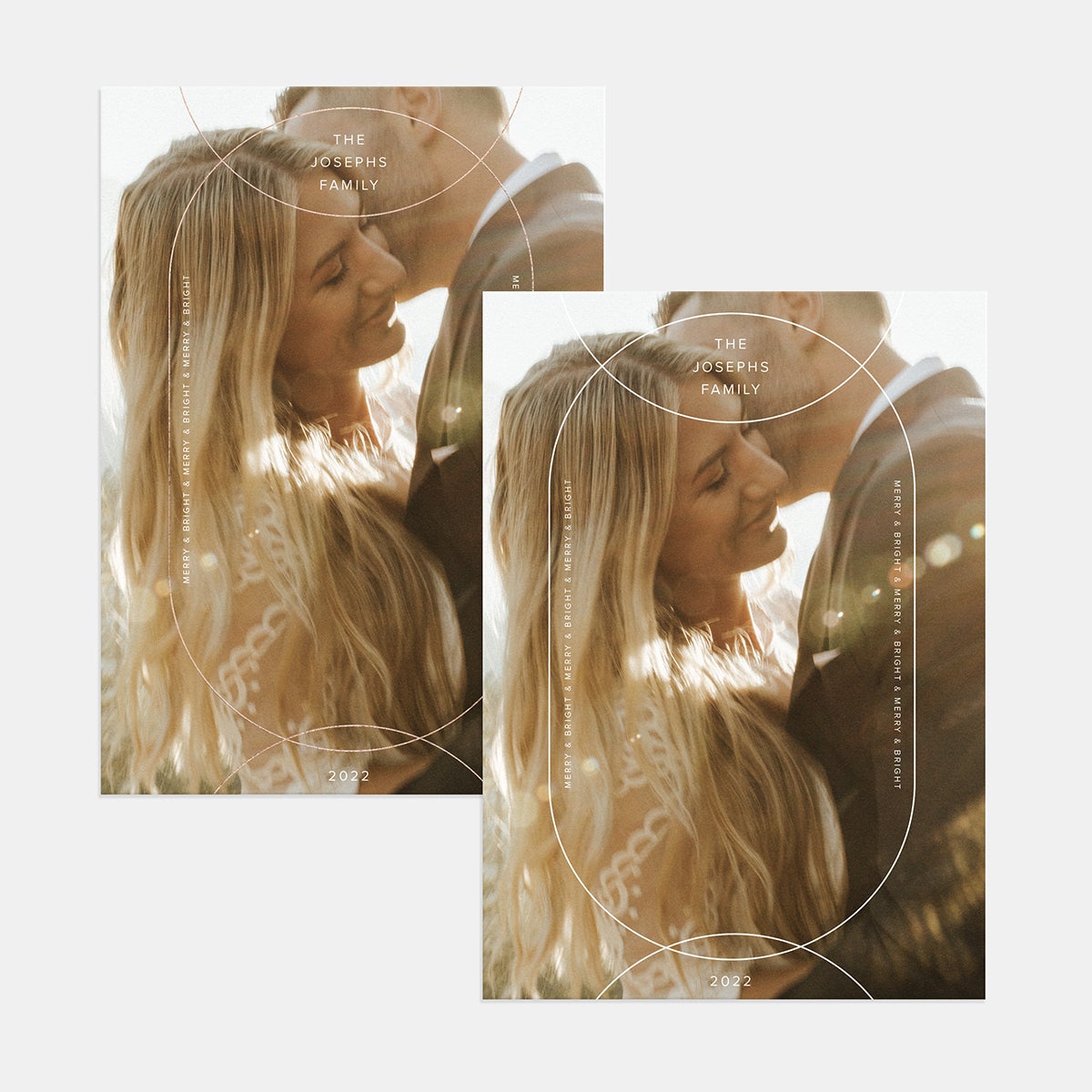 Modern Links Holiday Card