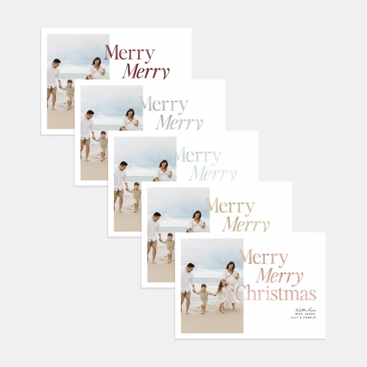 Double the Merry Christmas Card