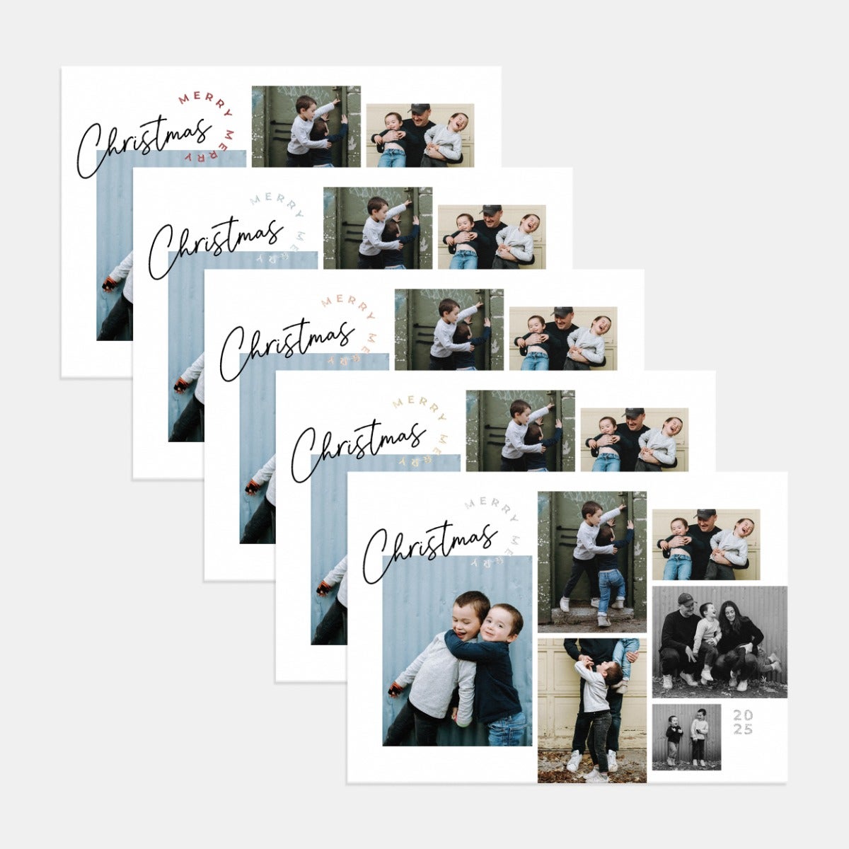 Festive Stamp Holiday Card