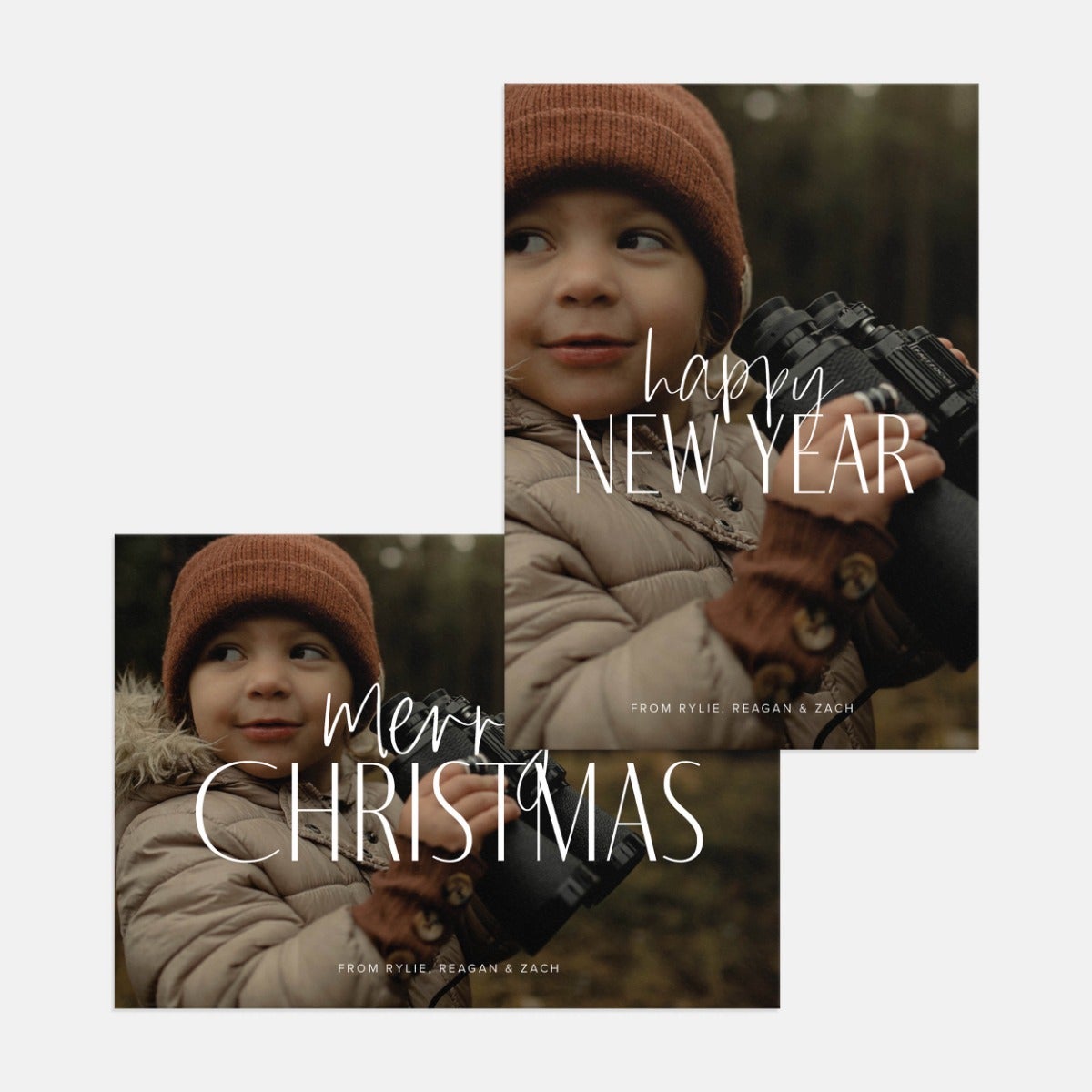 Minimal Handwritten Holiday Card