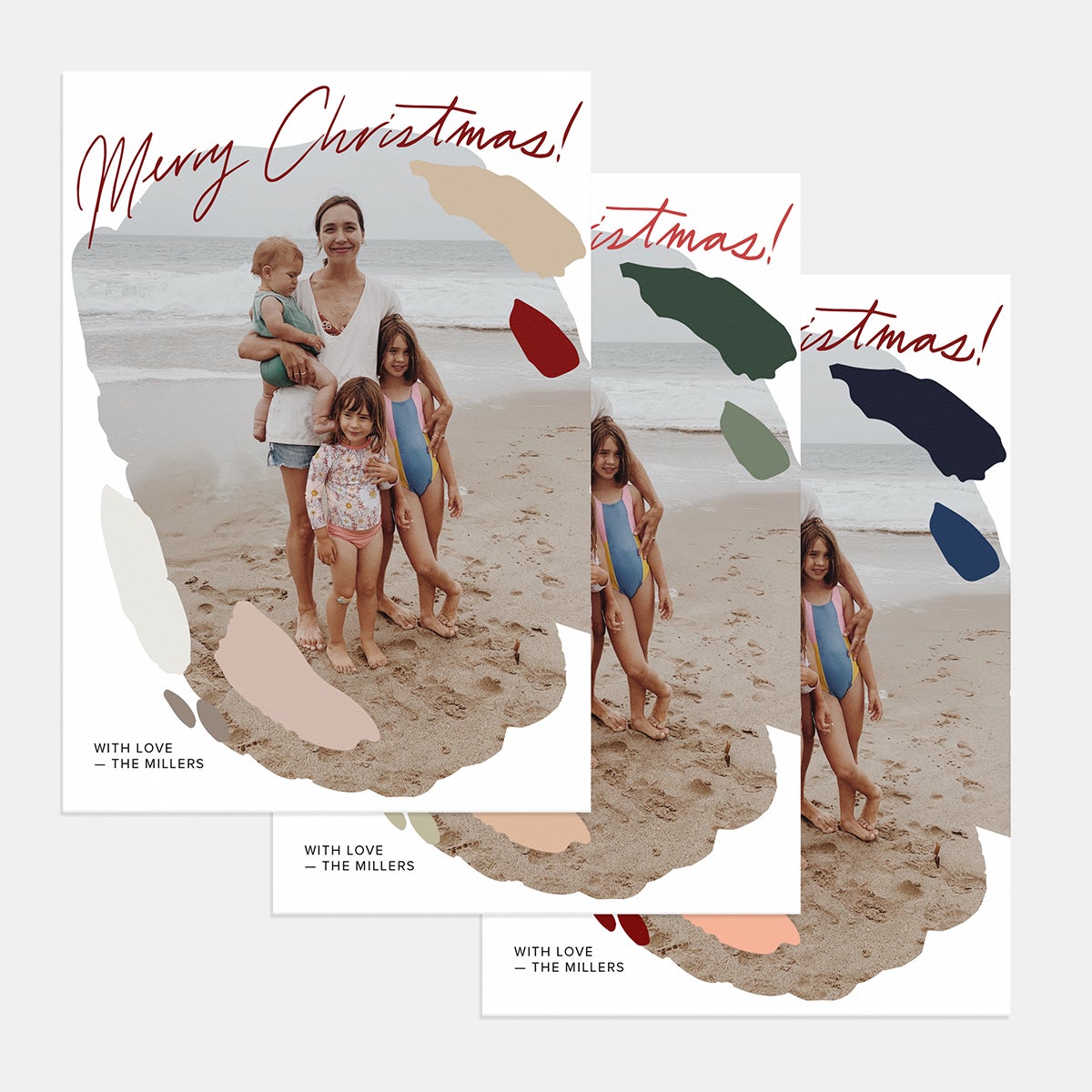 Painted Palette Holiday Card
