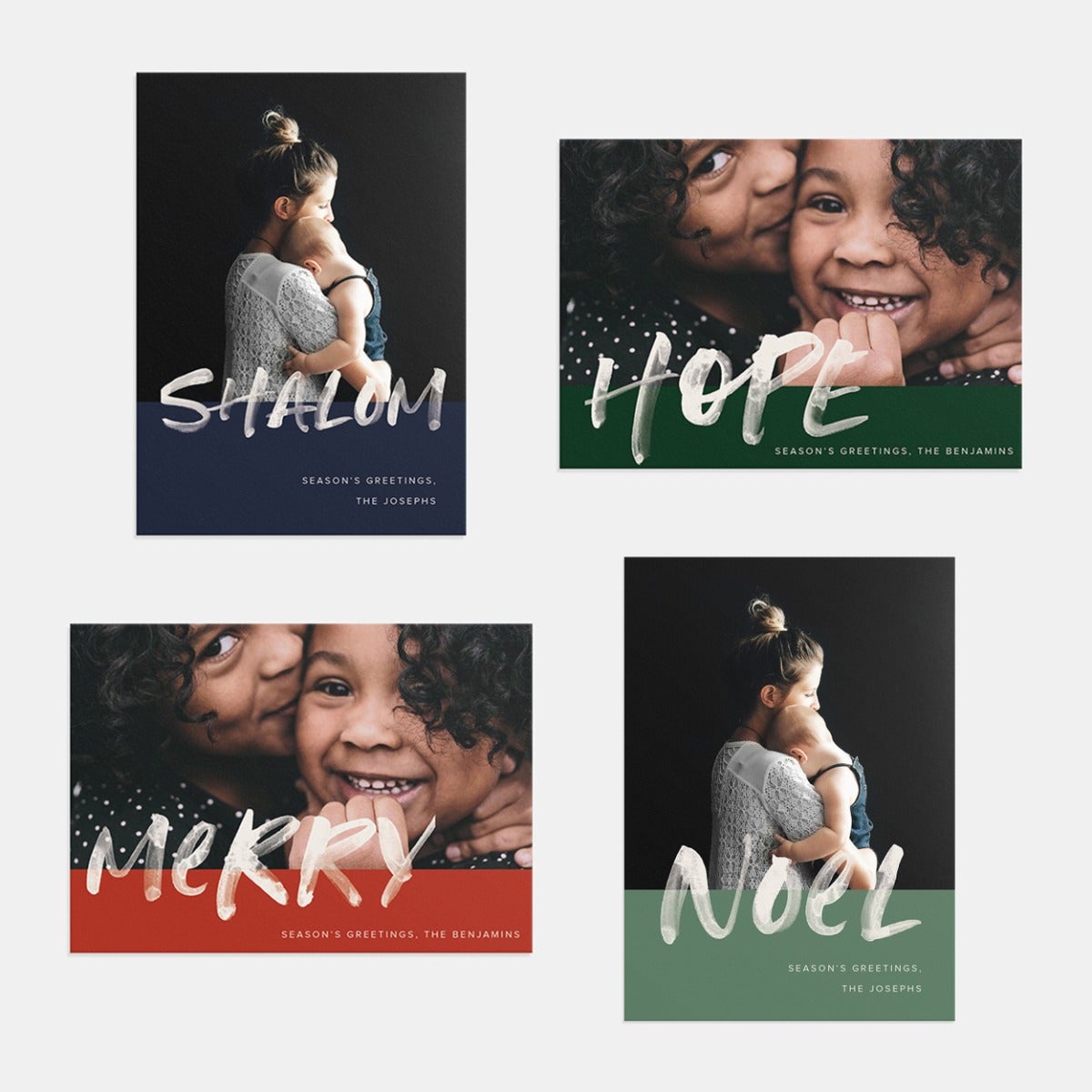 Broad-Brushed Holiday Card