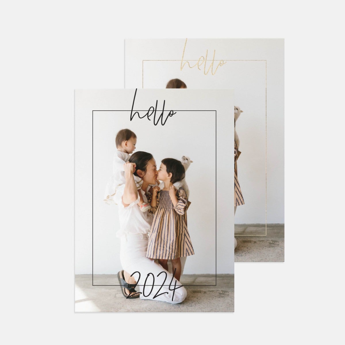 Hand-Lettered 2024 New Year Card