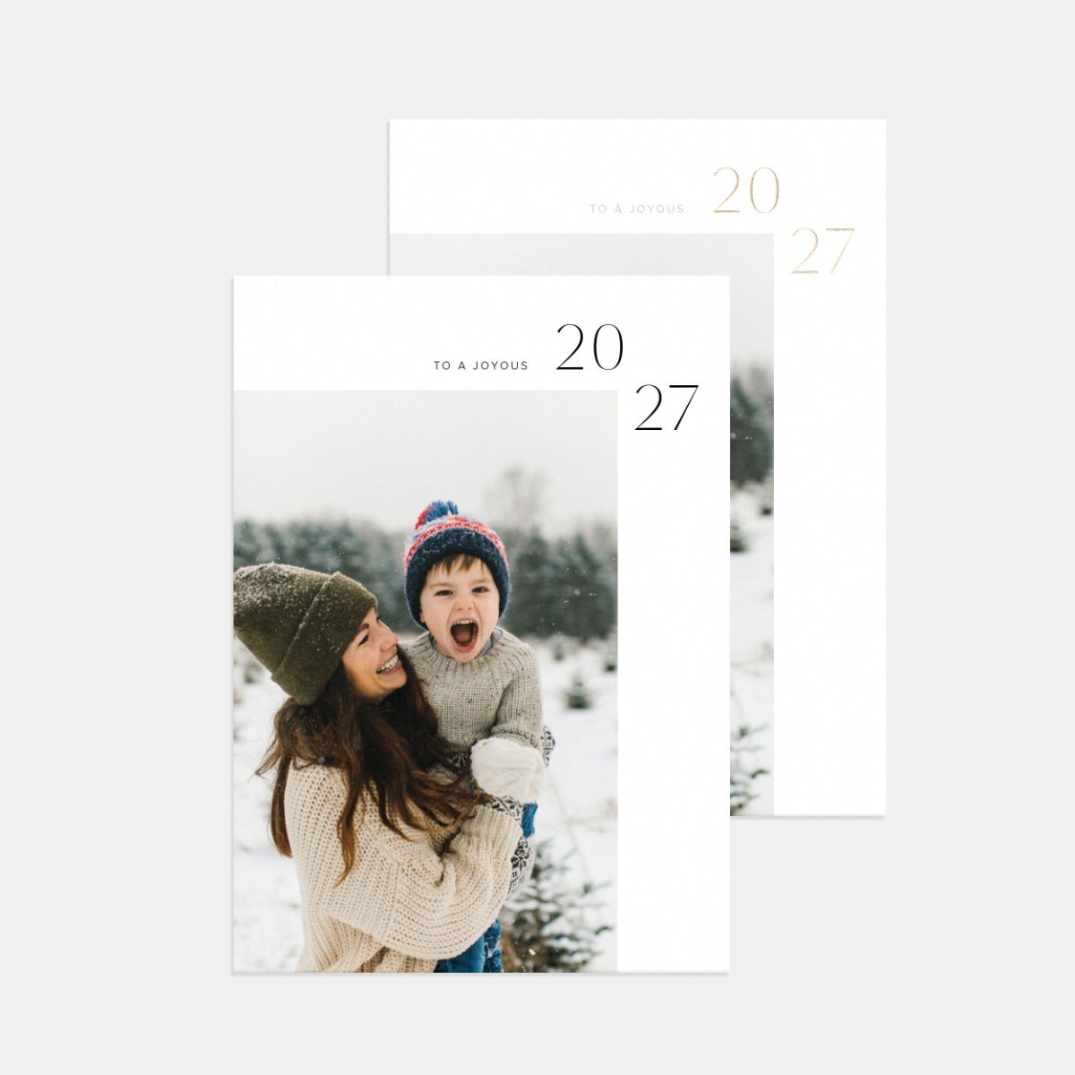 Simple 2027 New Years Card by Artifact Uprising | Cards