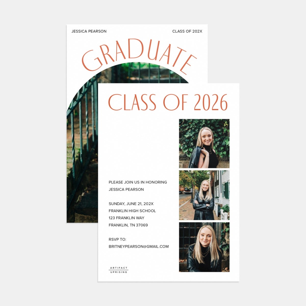 Arch Graduation Announcement 