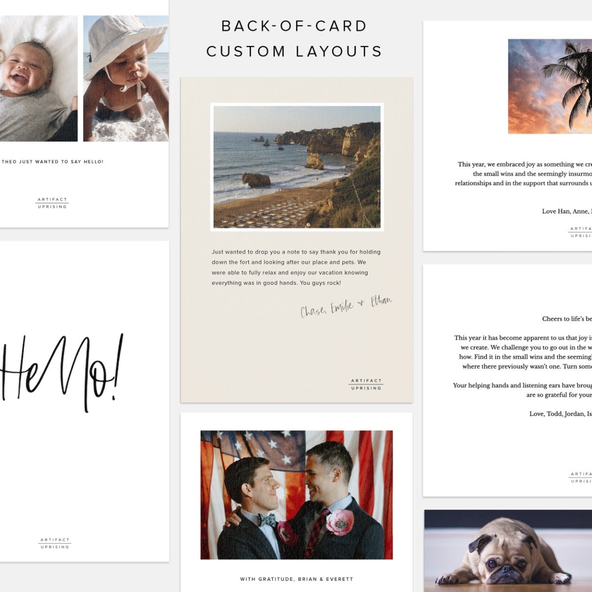 Photo Strip Thank You Card