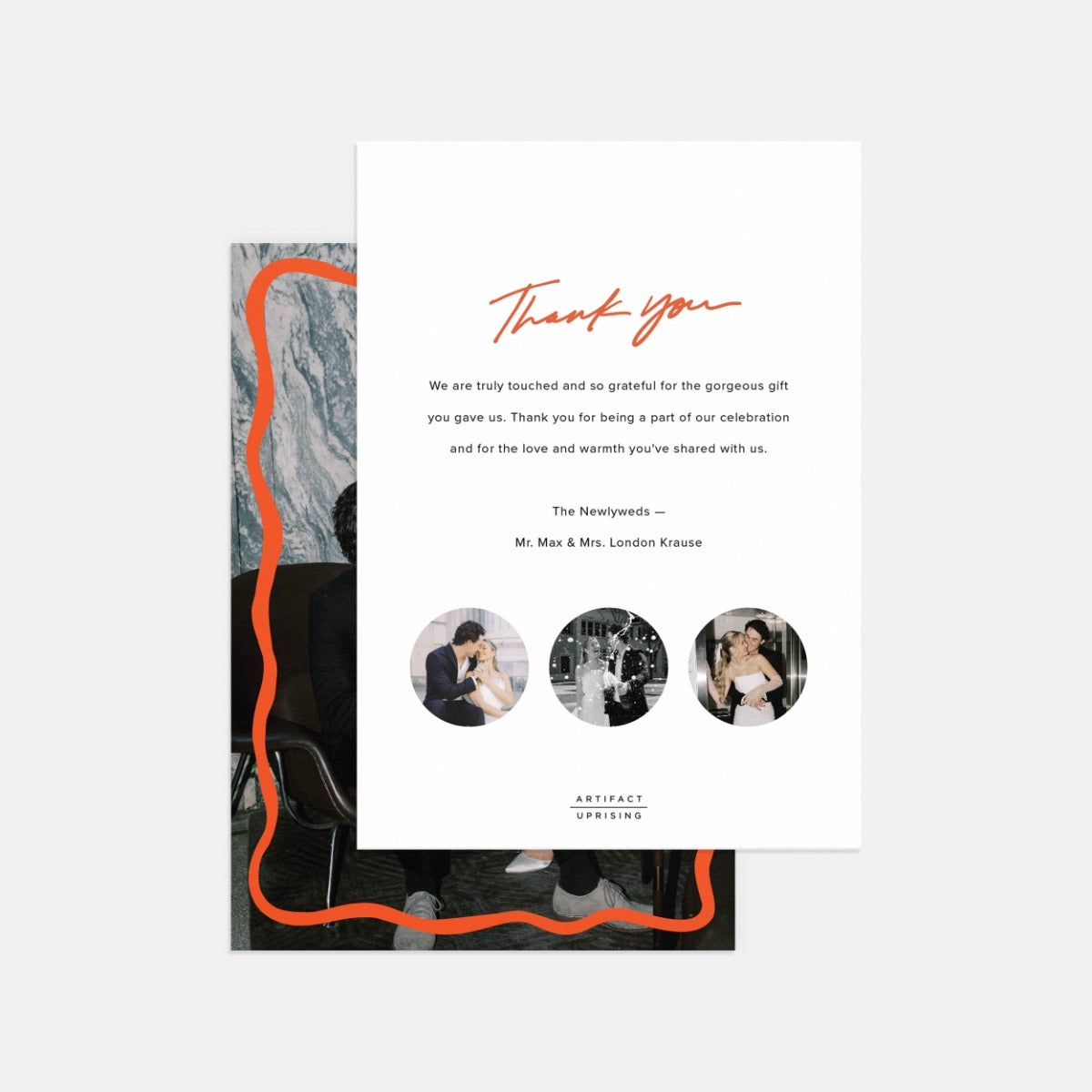 Squiggle Thank You Card