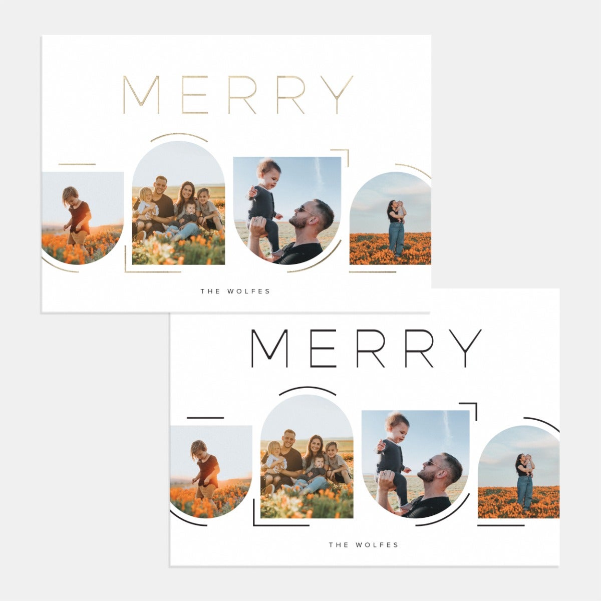 Geometric Holiday Card