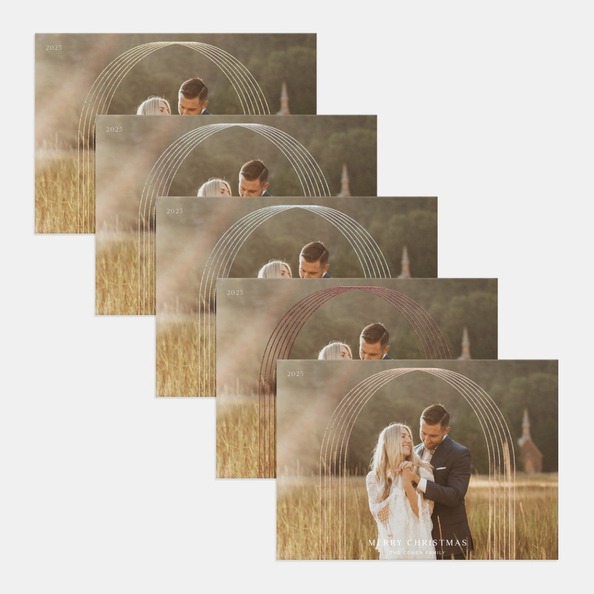 Foil Arches Holiday Card