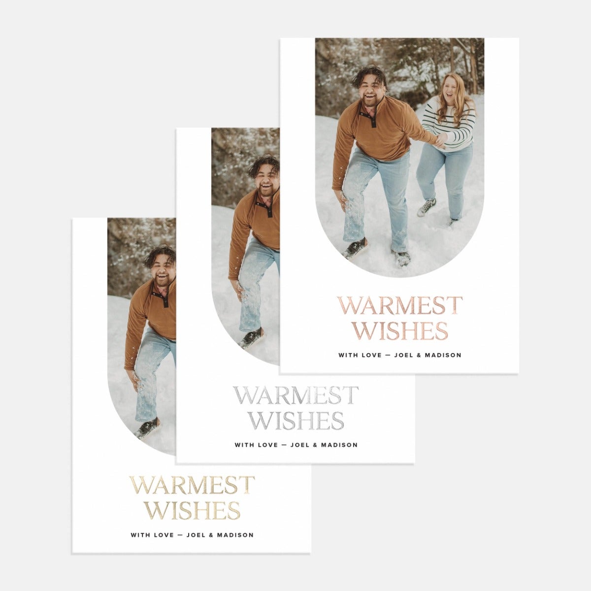 Only Upside Holiday Card