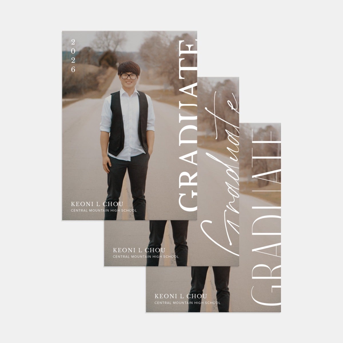 Classic Graduation Announcement