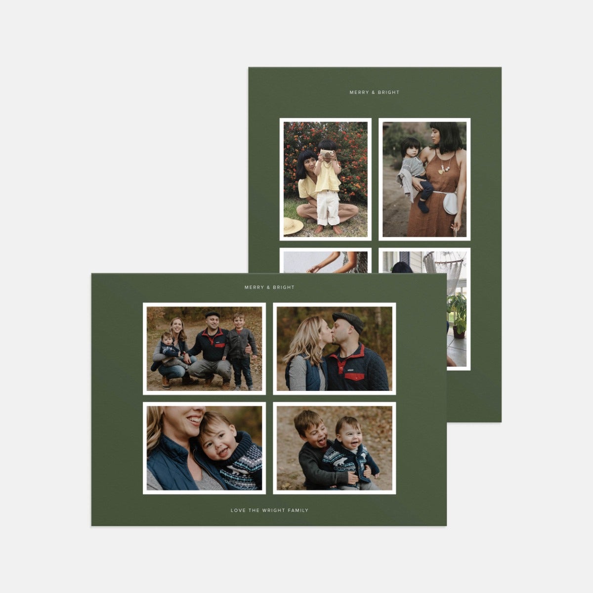 Merry & Bright 4-Image Card