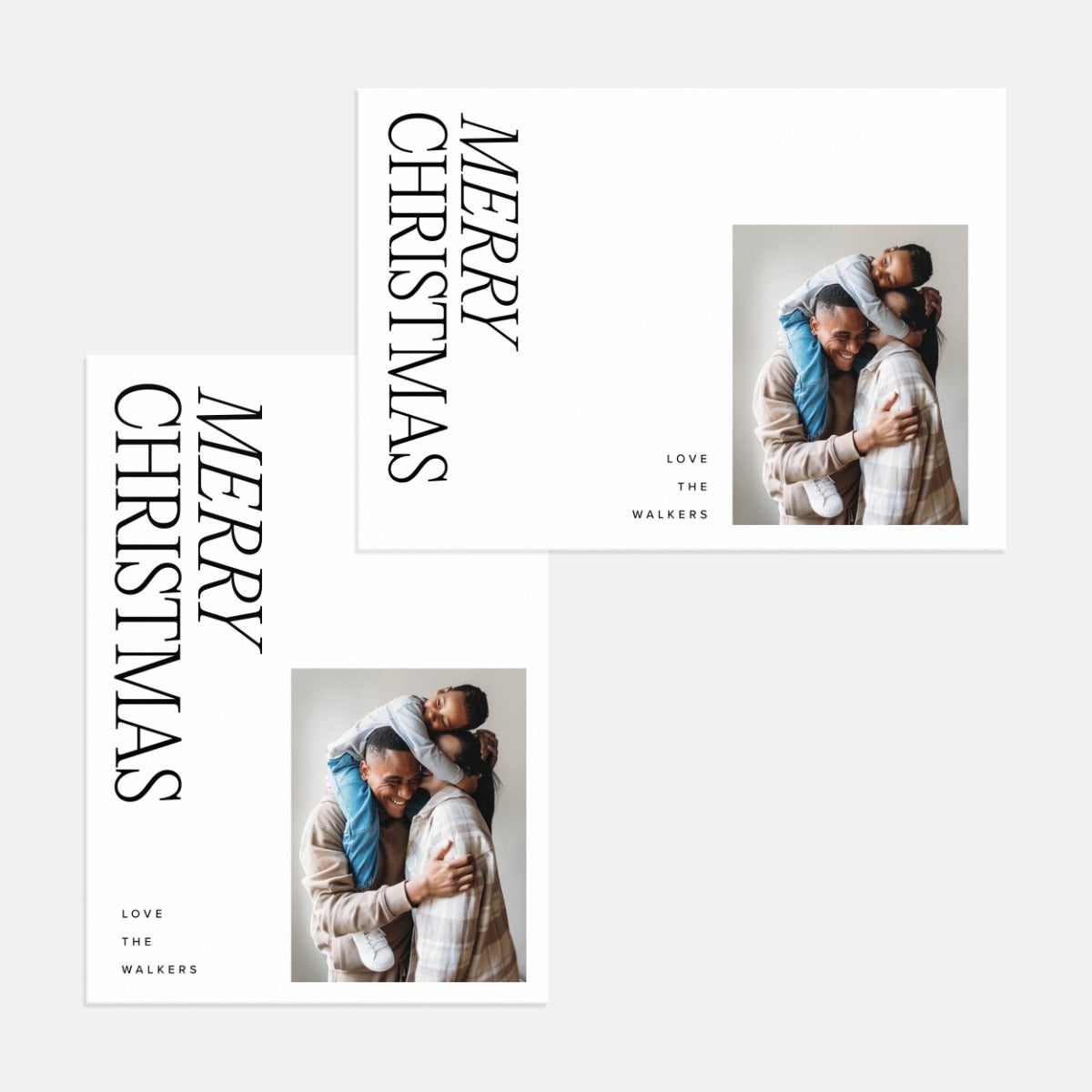 Modern Christmas Holiday Card