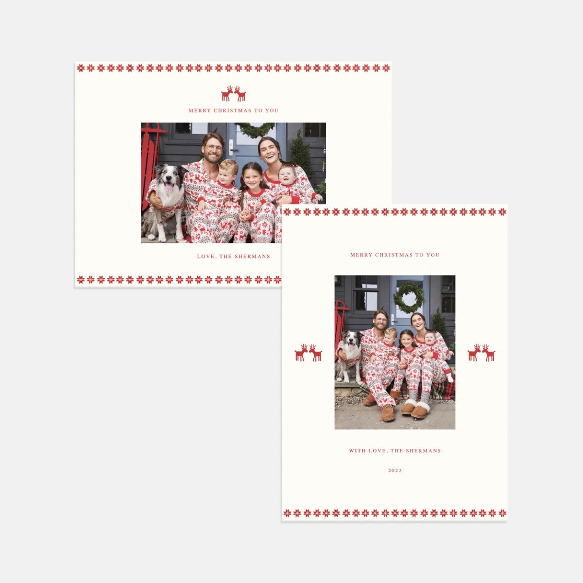 Hanna Andersson Dear Deer Holiday Card