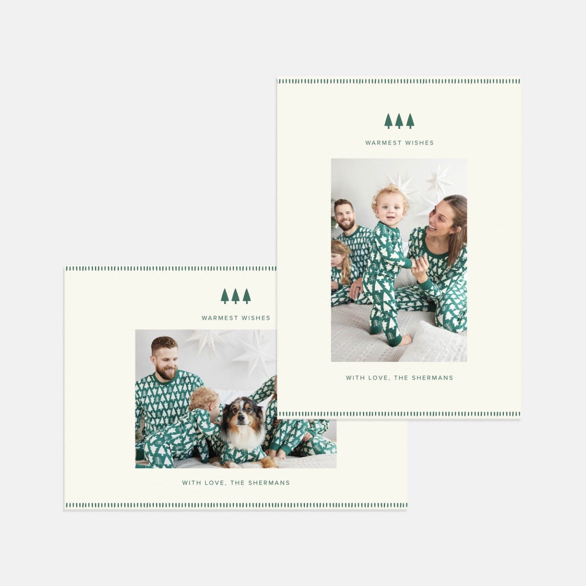 Hanna Andersson Wintergreen Trees Holiday Card