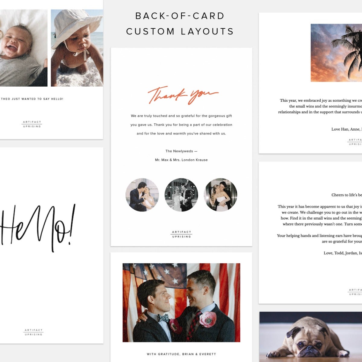 Squiggle Thank You Card