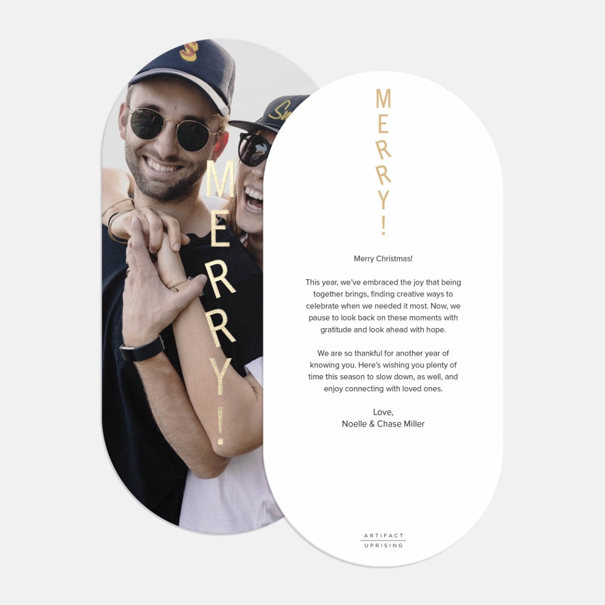 Merry Capsule Holiday Card