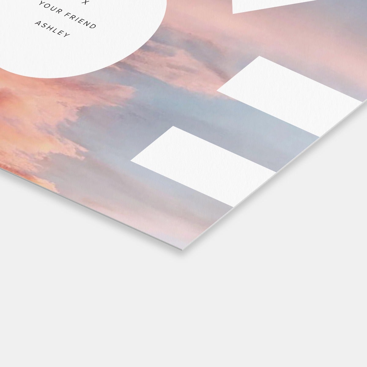 Abstract Love Note Card