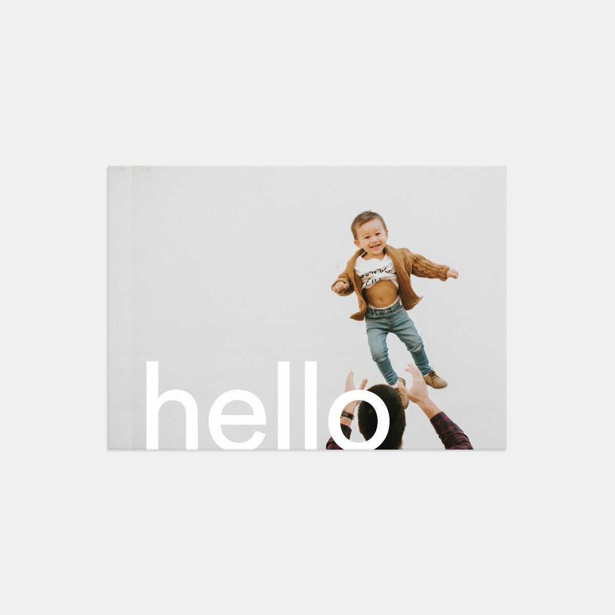 Bold Hello Greeting Card
