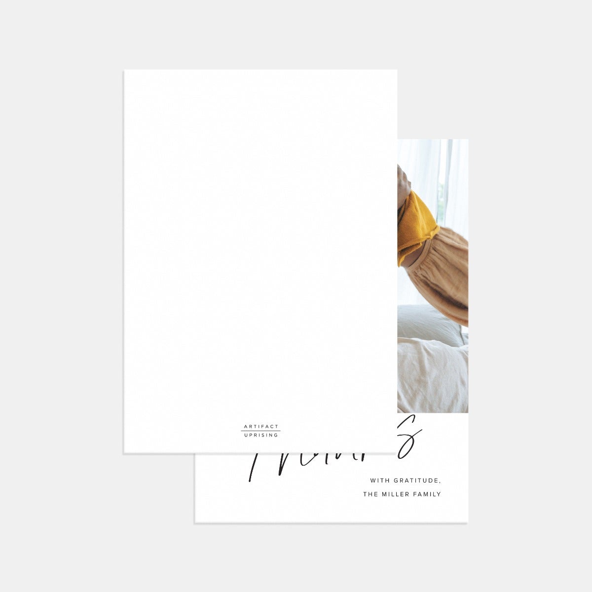 Handwritten Thanks Card