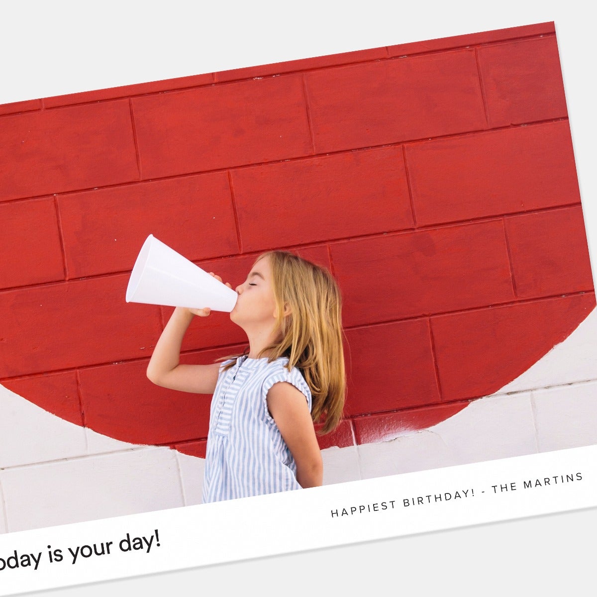 Minimal Birthday Card