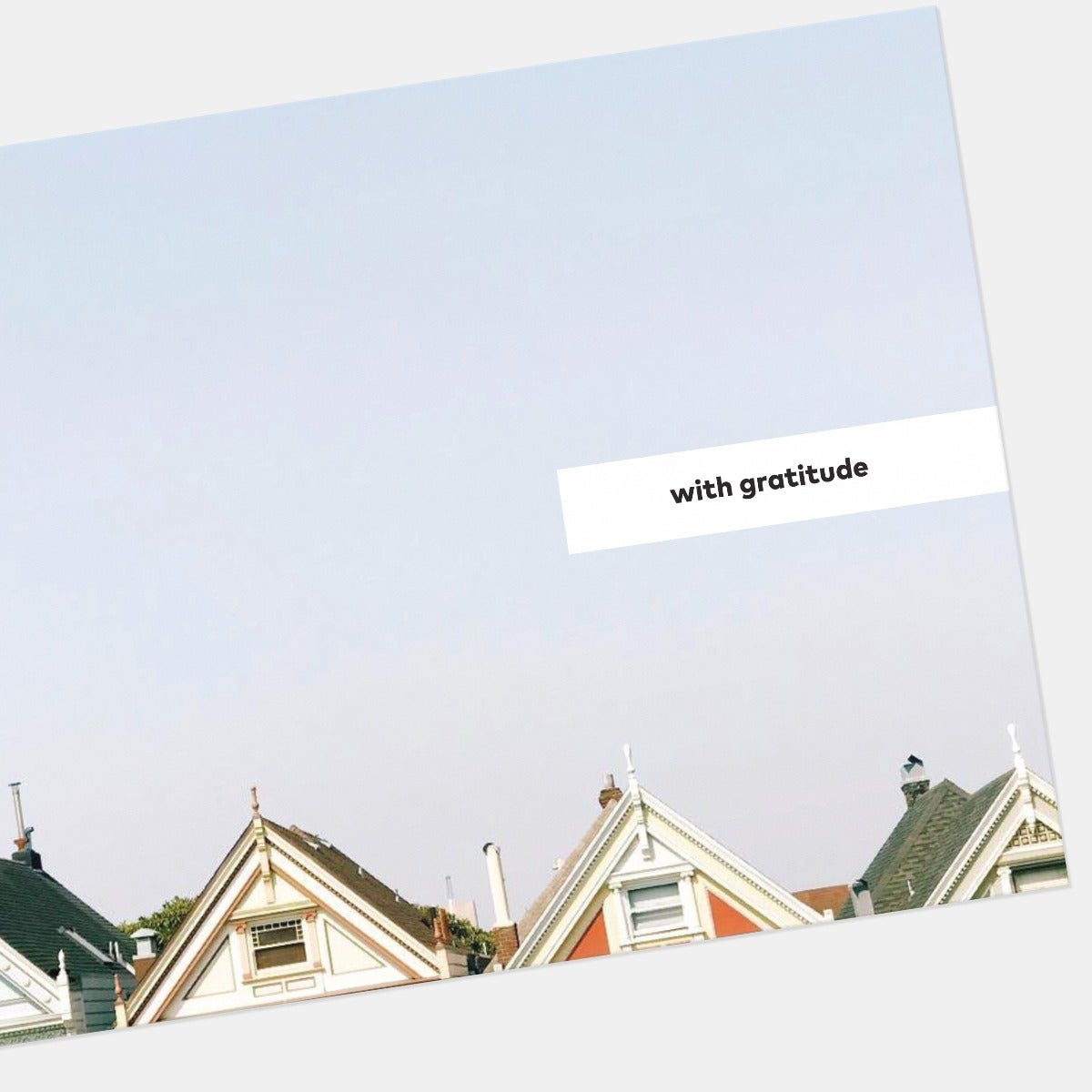 Minimally Bold Greeting Card