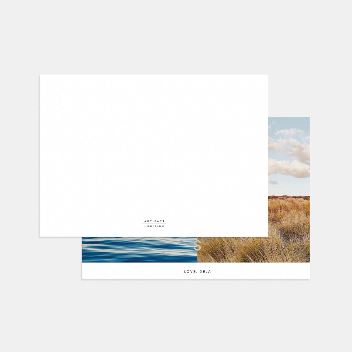 Side-by-Side Thank You Card