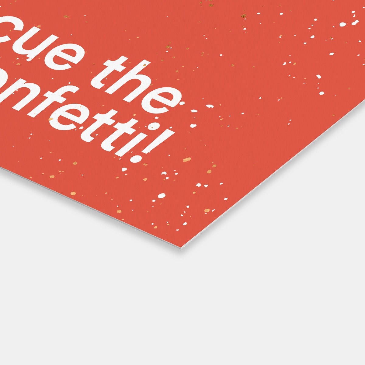 Speckled Confetti Birthday Card