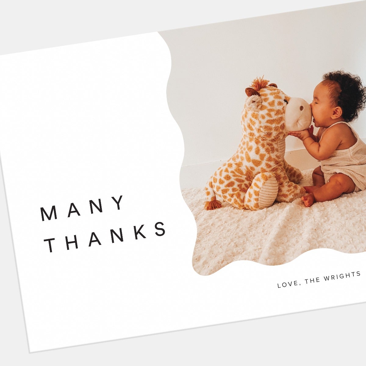 Wavy Thank You Card