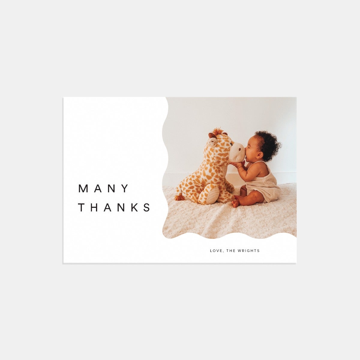 Wavy Thank You Card by Artifact Uprising | Cards