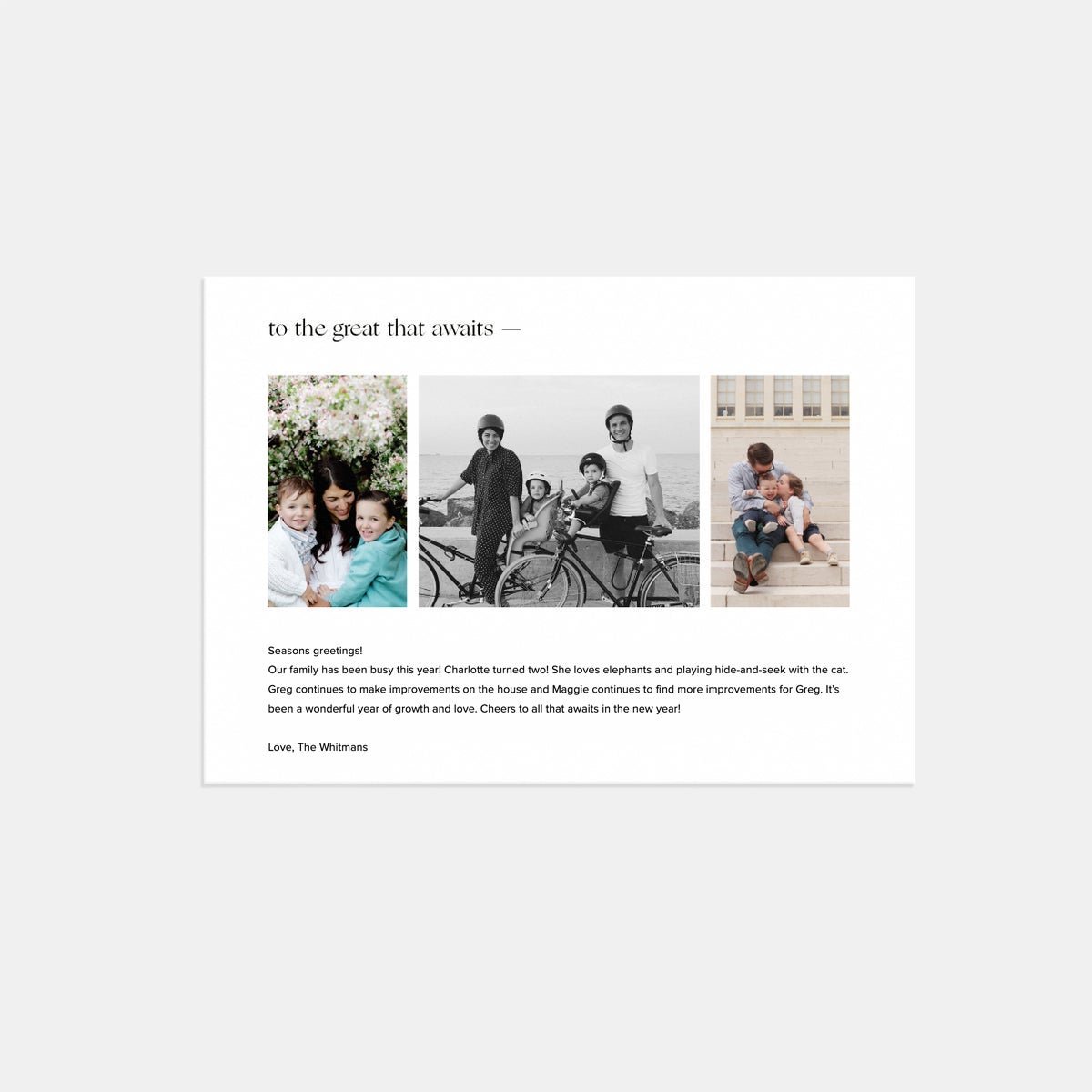 3-Image New Year Card