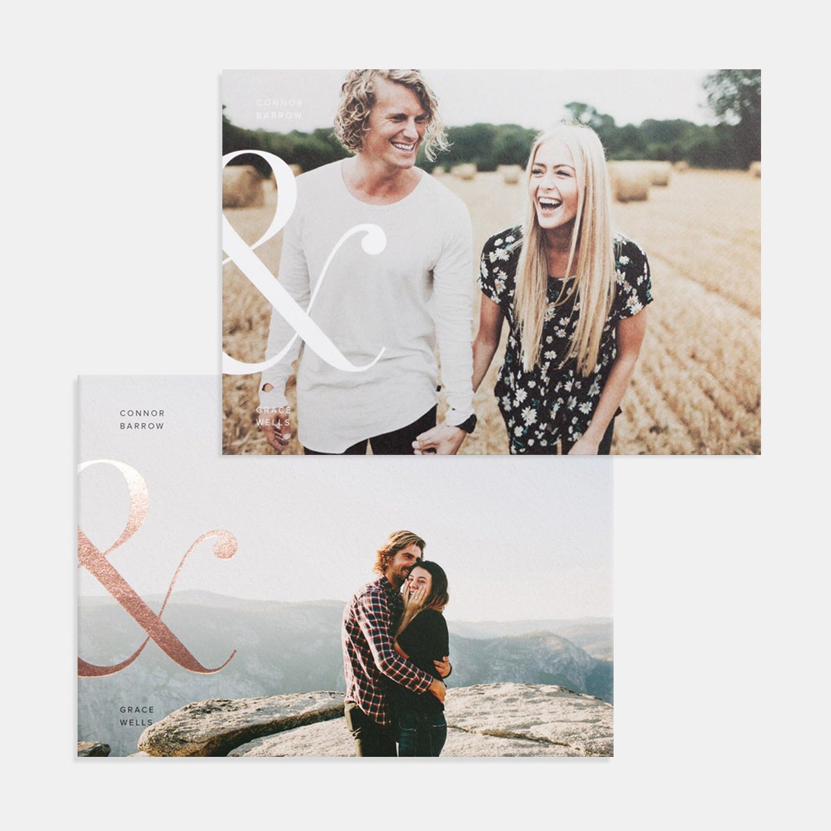 Ampersand Save The Date Card