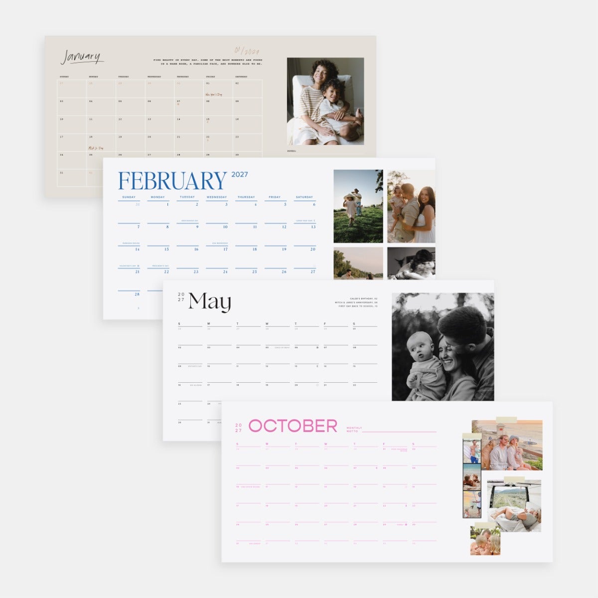 Modern Wall Calendar Refill Pack by Artifact Uprising | Calendars