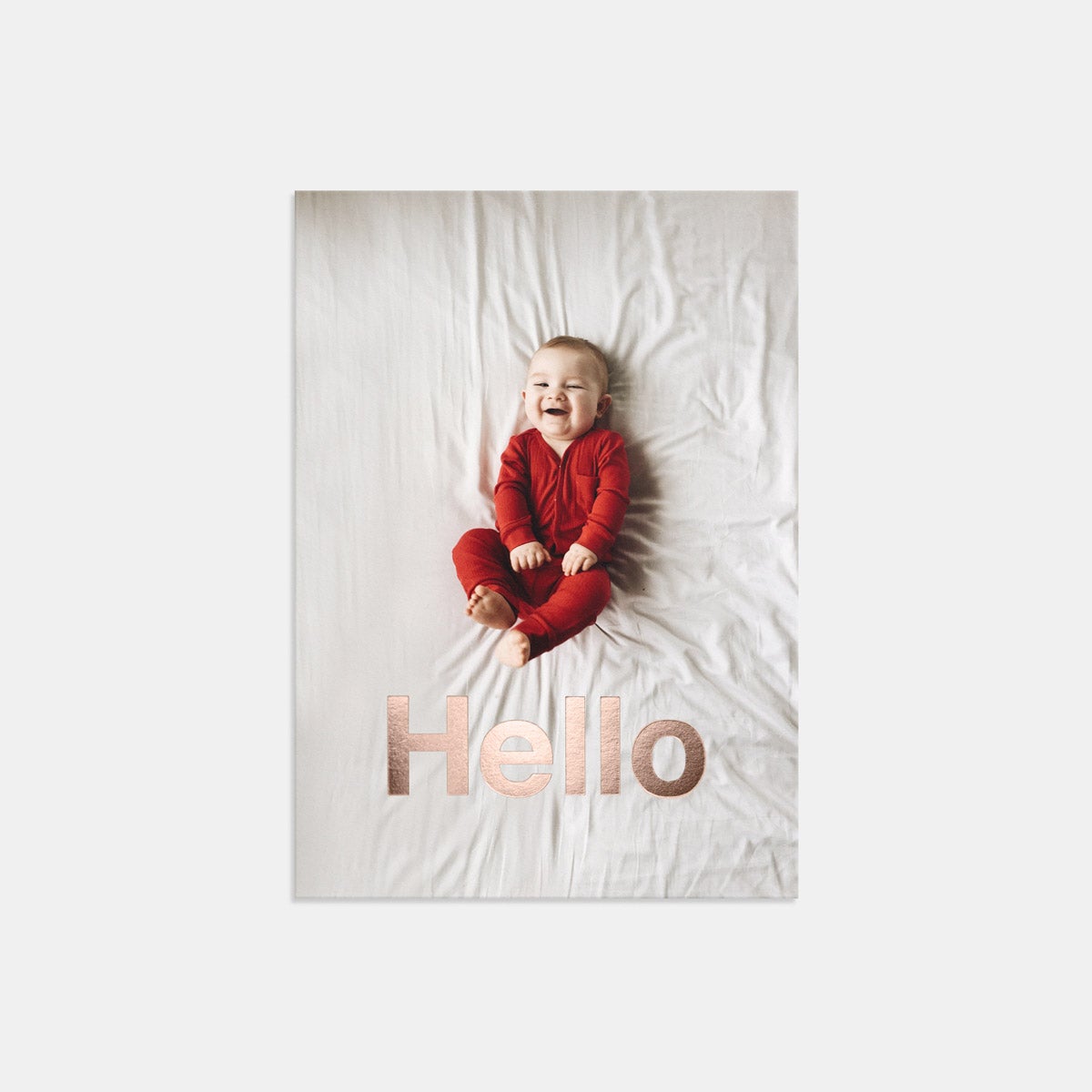 Hello Baby Announcement with Foil  by Artifact Uprising | Cards