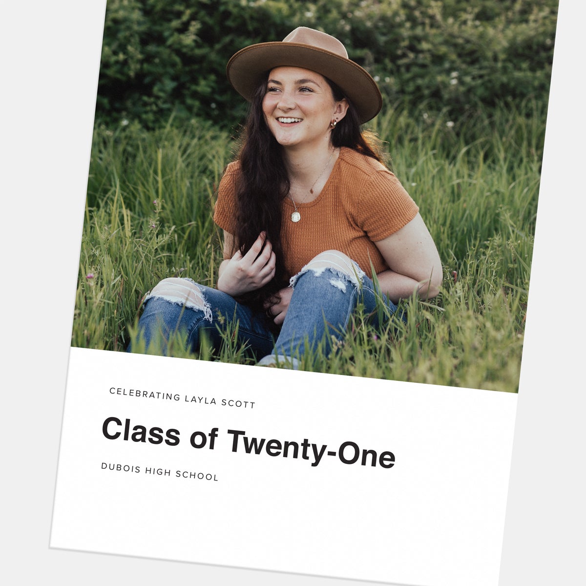 Bold Graduation Announcement