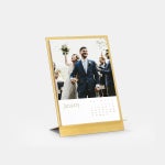 Photo Desk Calendar With Brass Easel | Artifact Uprising Photo Desk Calendar With Brass Easel | Artifact Uprising