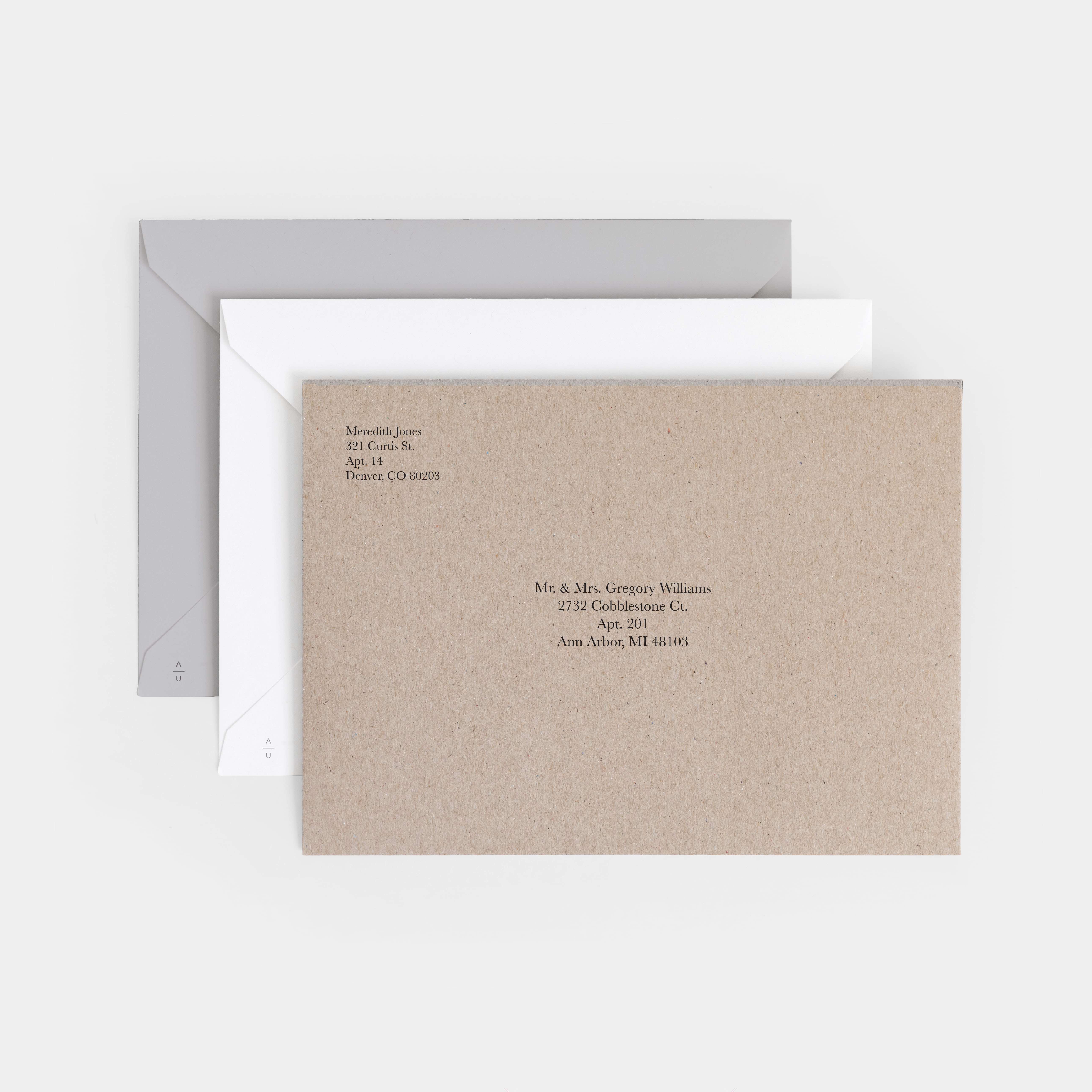 Duo-Image Botanic Birth Announcement