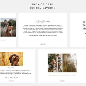 Christmas Script Holiday Card by Artifact Uprising | Cards