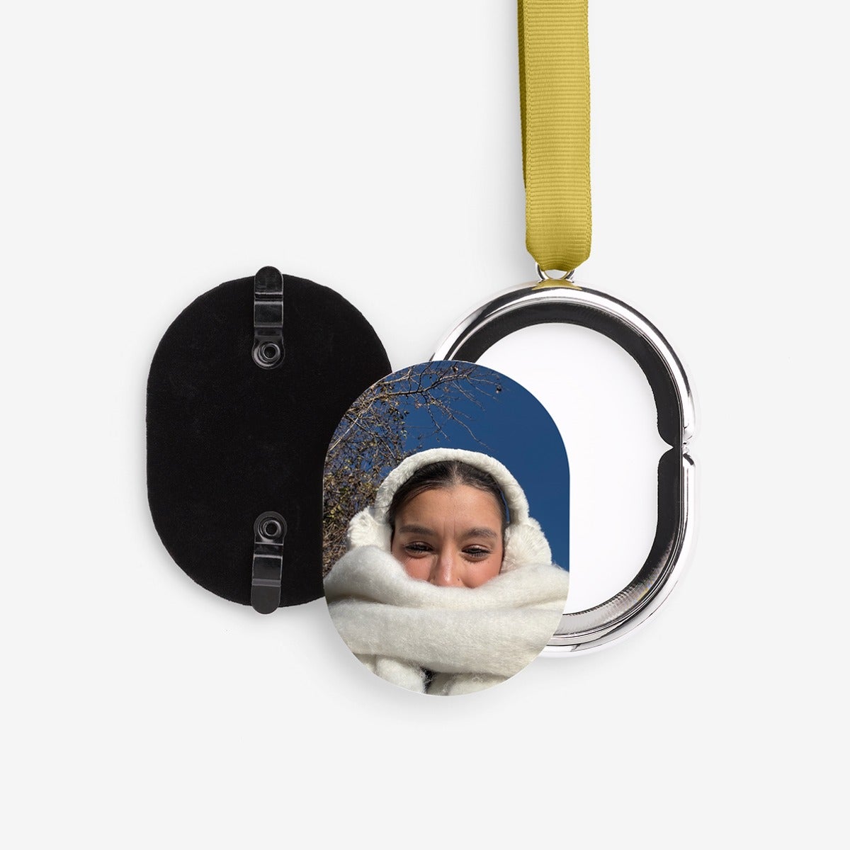 Chrome Frame Ornament