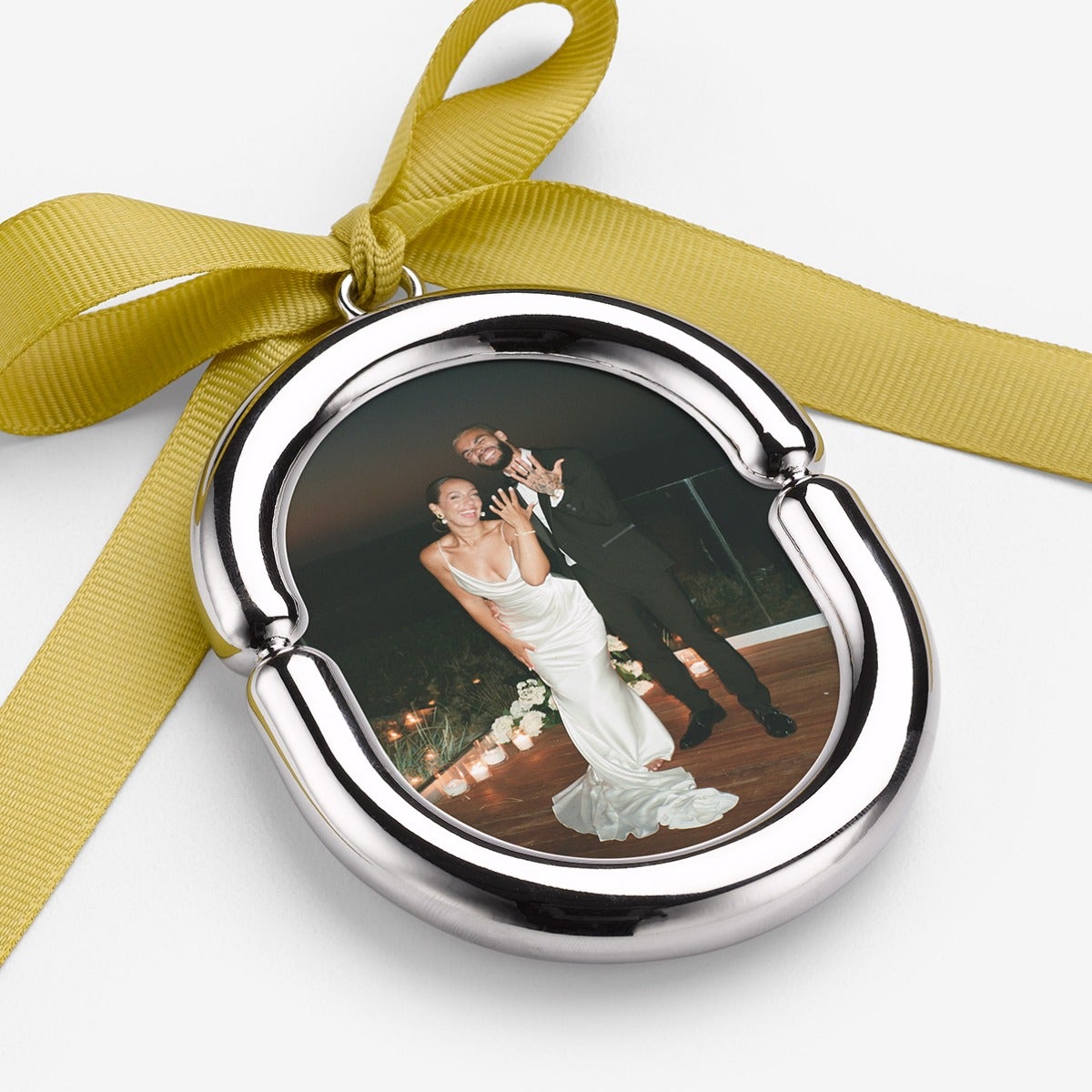 Chrome Frame Ornament