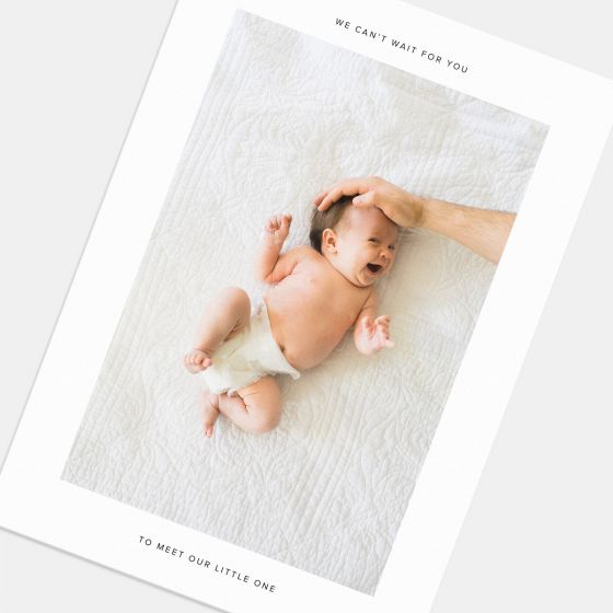 simple birth announcement artifact uprising simple birth announcement