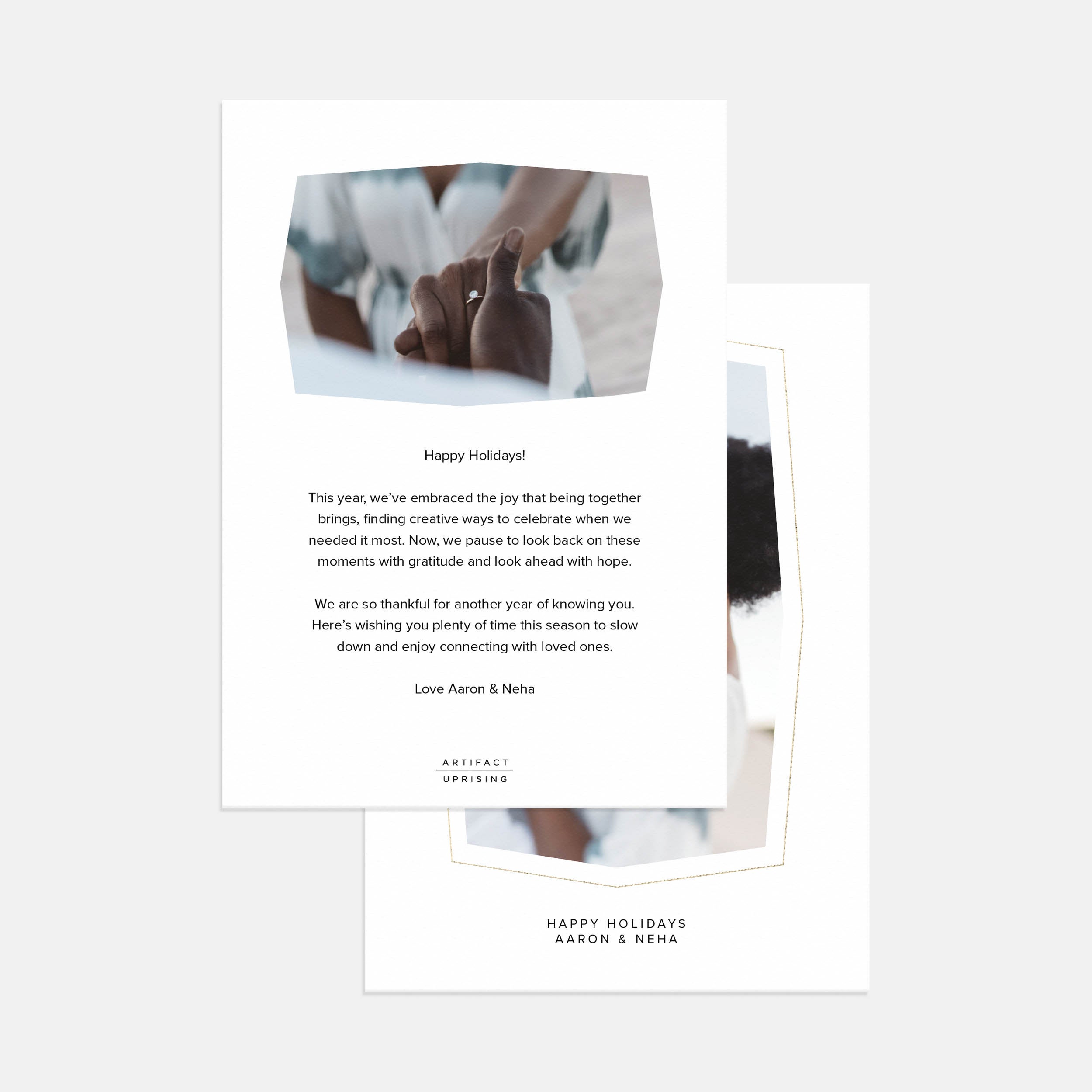 Elegant Window Holiday Card