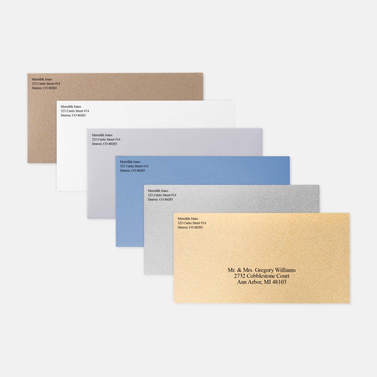 Half-and-Half Holiday Card