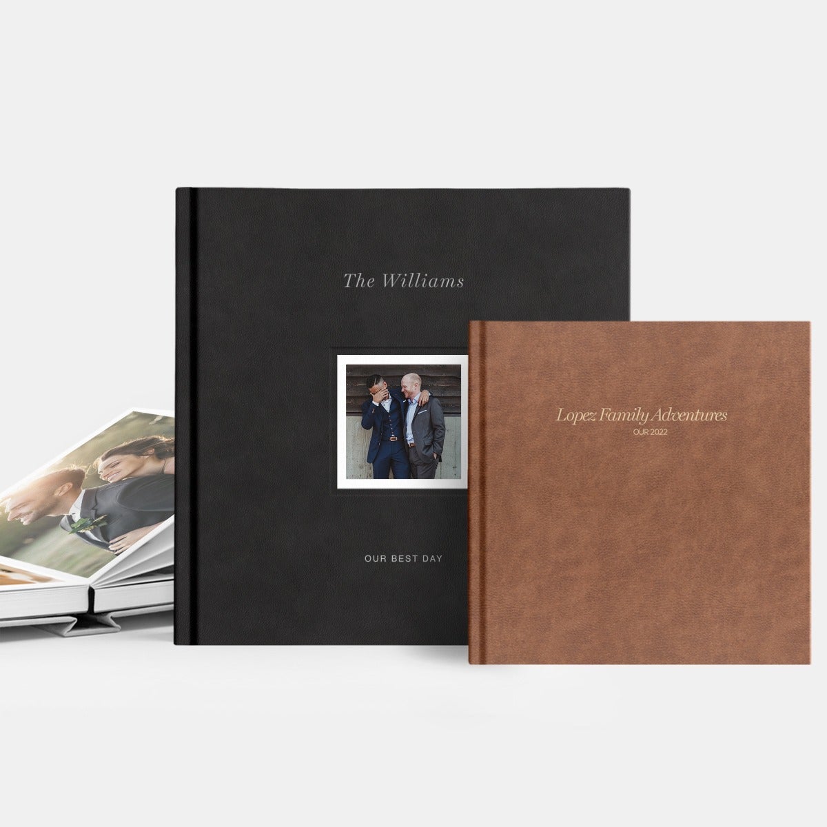 Leather Photo Albums - Premium Layflat Weddings Albums - Printique