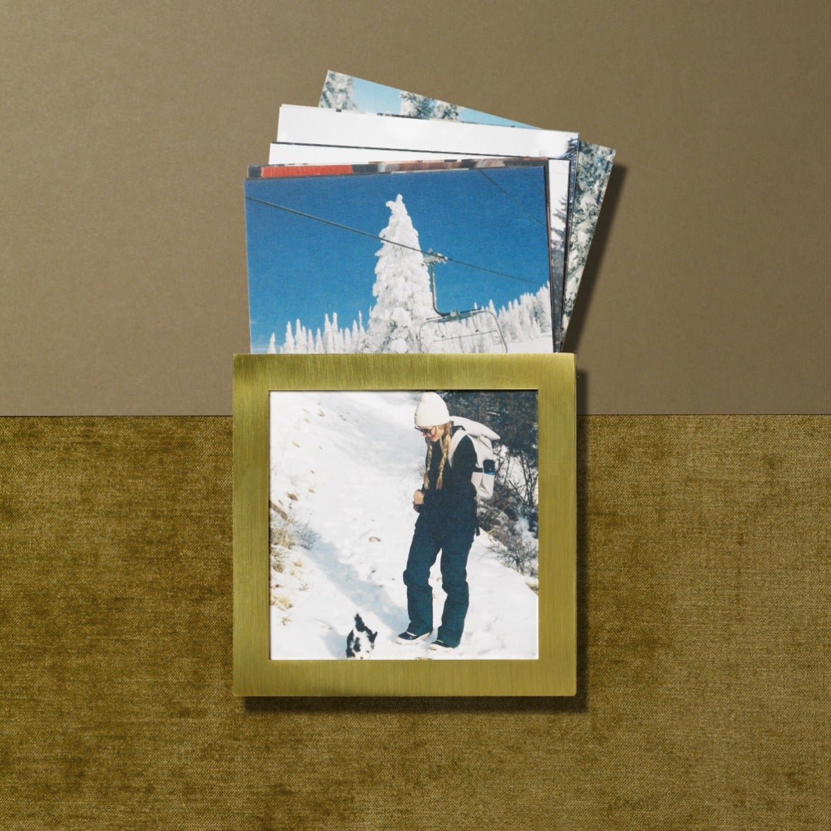 Brass & Wood Display Box