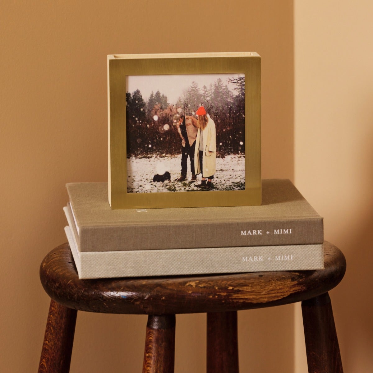 Brass & Wood Display Box